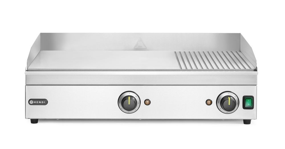 Stekpanna 1/3 ribbad, HENDI, Kitchen Line, 220-240V/3500W, 697x474x(H)241mm