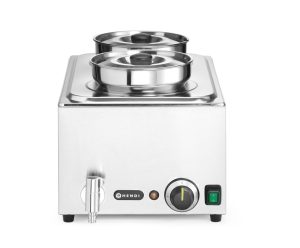 Set: Bain-marie HENDI Ranger + 2× 4 L behållare med lock