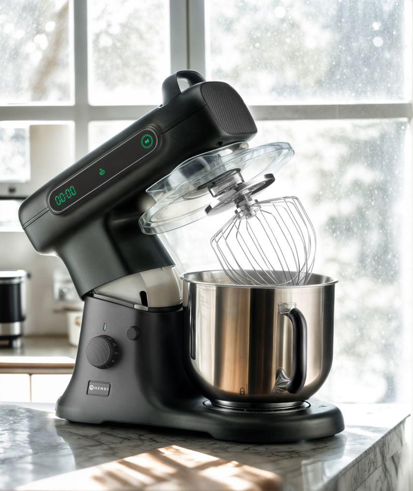 Planetblandare Blackbolt PRO, HENDI, 7L, Svart, 220-240V/800W, 470x263x(H)413mm - Bild 5