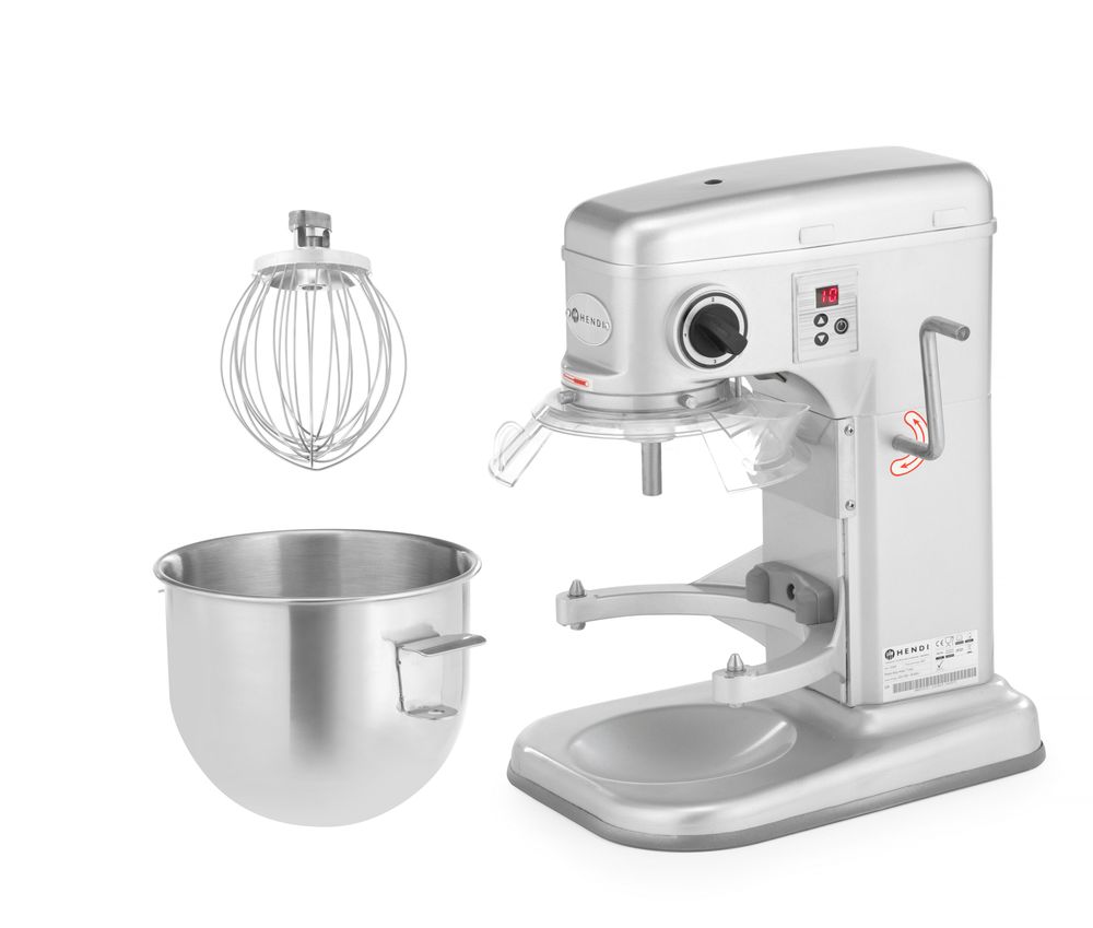 Planetblandare, HENDI, Kitchen Line, 7L, Silver, 220-240V/650W, 317x440x(H)490mm - Bild 5