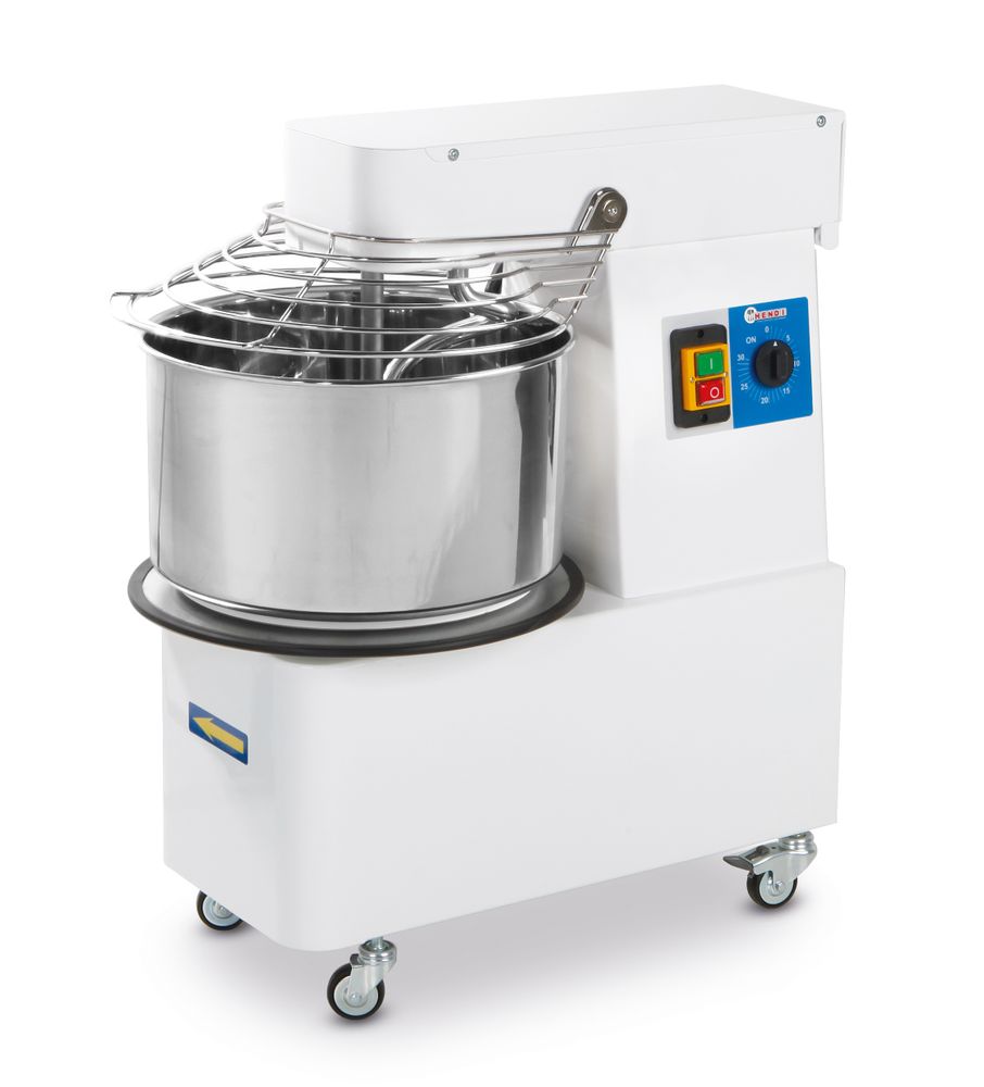 Spiralblandare med fast huvud och skål, HENDI, 56 kg/h, 16L, 400V/750W, 378x690x(H)730mm