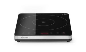 Induktionsspis modell 2000, HENDI, Kitchen Line, 230V/2000W, 295x400x(H)42mm