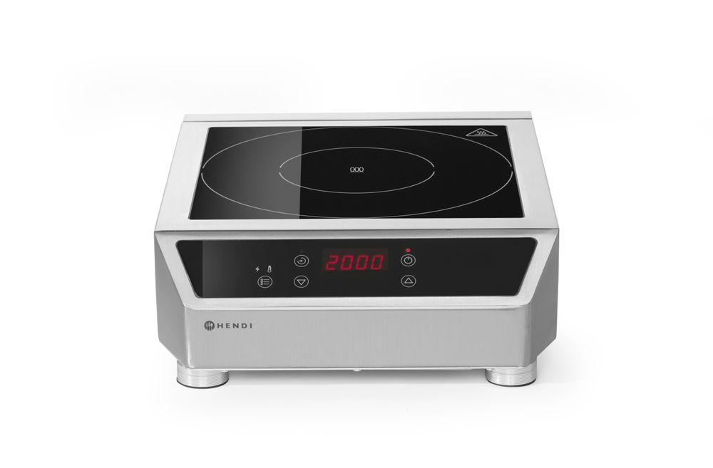 Induktionsspis modell 3500 D, HENDI, Profi Line, 230V/3500W, 342x431x(H)116mm