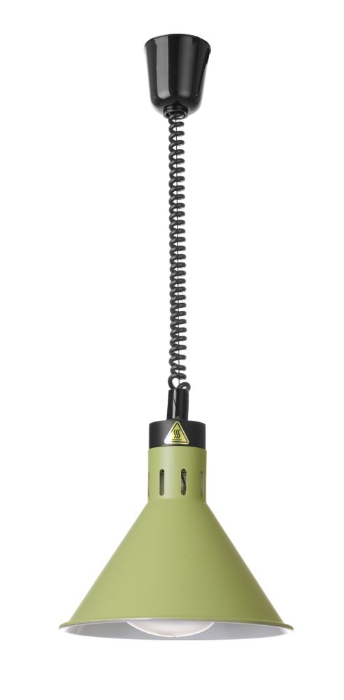 Konisk värmelampa med stigande och sänkbar effekt, HENDI, Grön, 230V/250W, Ø275x(H)250mm - Bild 2