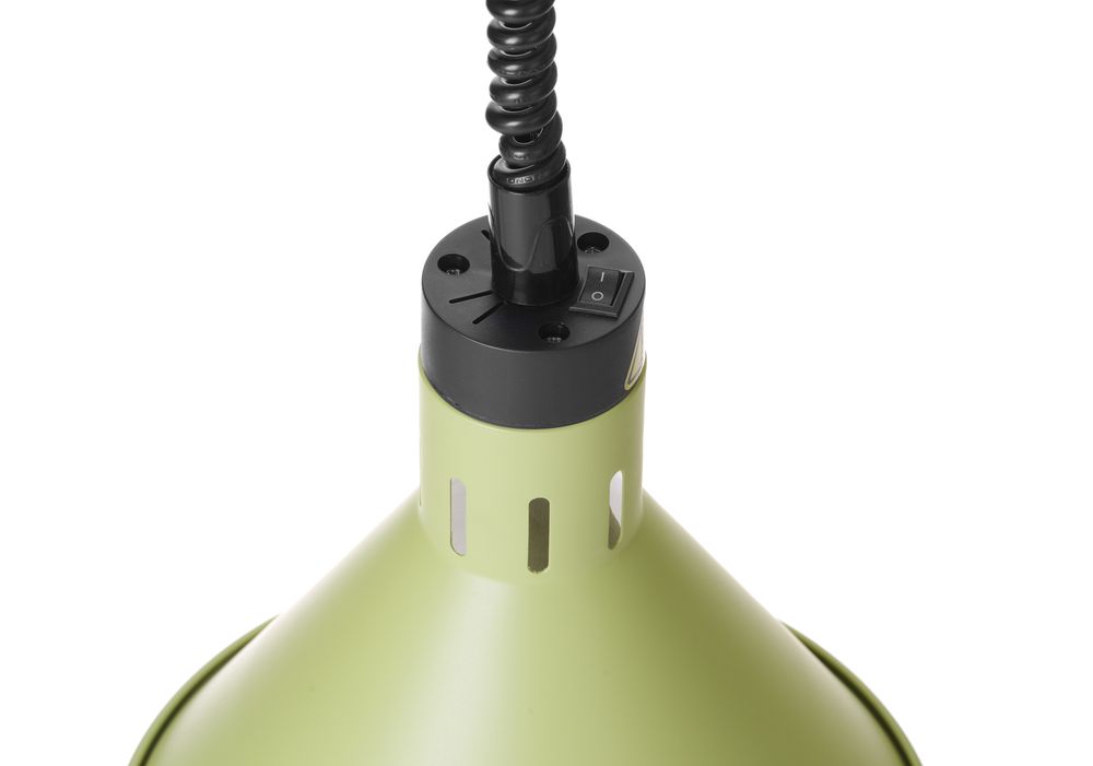 Konisk värmelampa med stigande och sänkbar effekt, HENDI, Grön, 230V/250W, Ø275x(H)250mm - Bild 4
