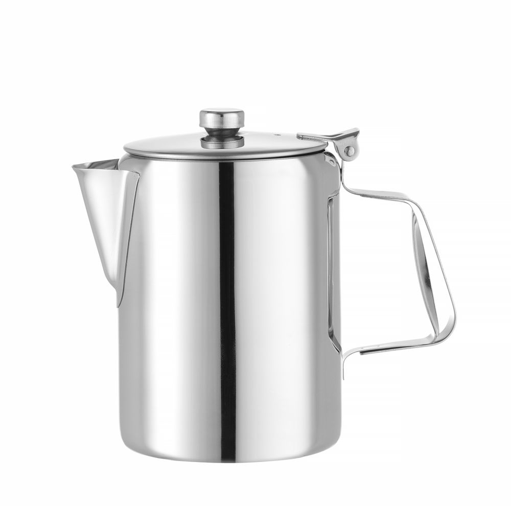 Kaffe-/tekanna med lock, HENDI, 0,6L, ⌀97x(H)142mm