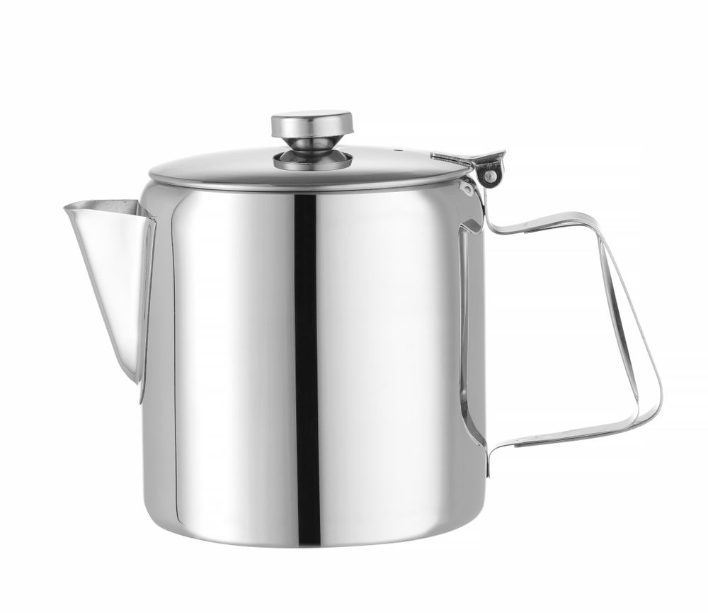 Kaffe-/tekanna med lock, HENDI, 0,9L, ⌀120x(H)158mm