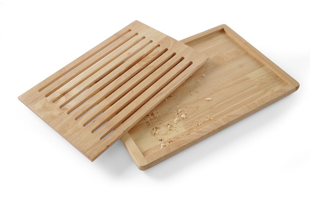 Brödskärbräda, HENDI, Mörk trä, 475x322mm - Bild 4