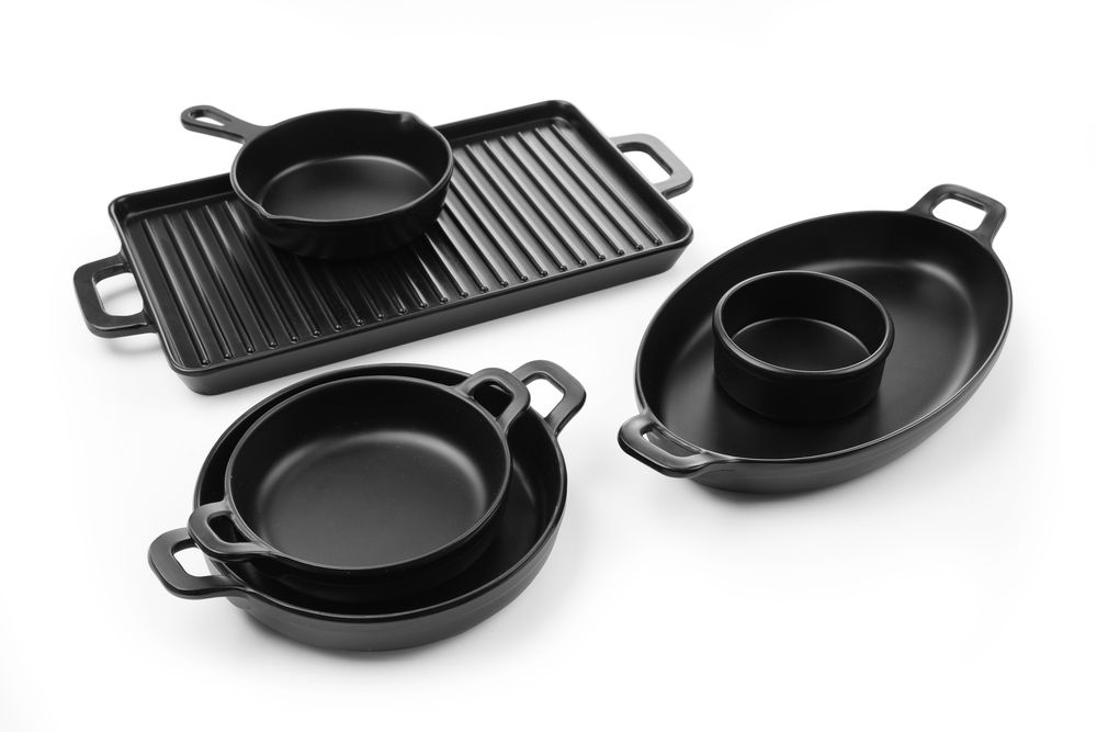 Mini oval panna Little Chef, Fine Dine, Svart, 263x140x(H)37mm - Bild 2