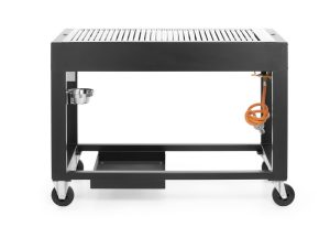 Gasgrill Tampa, HENDI, Svart, 10 kW, 1260x580x(H)900 mm
