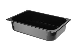 Glassbehållare i polykarbonat, HENDI, 5 l, svart, 360 x 250 x (H) 80 mm