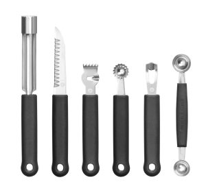 Dekorationsverktygsset - 6 delar, HENDI, Svart, 280x100x(H)50mm