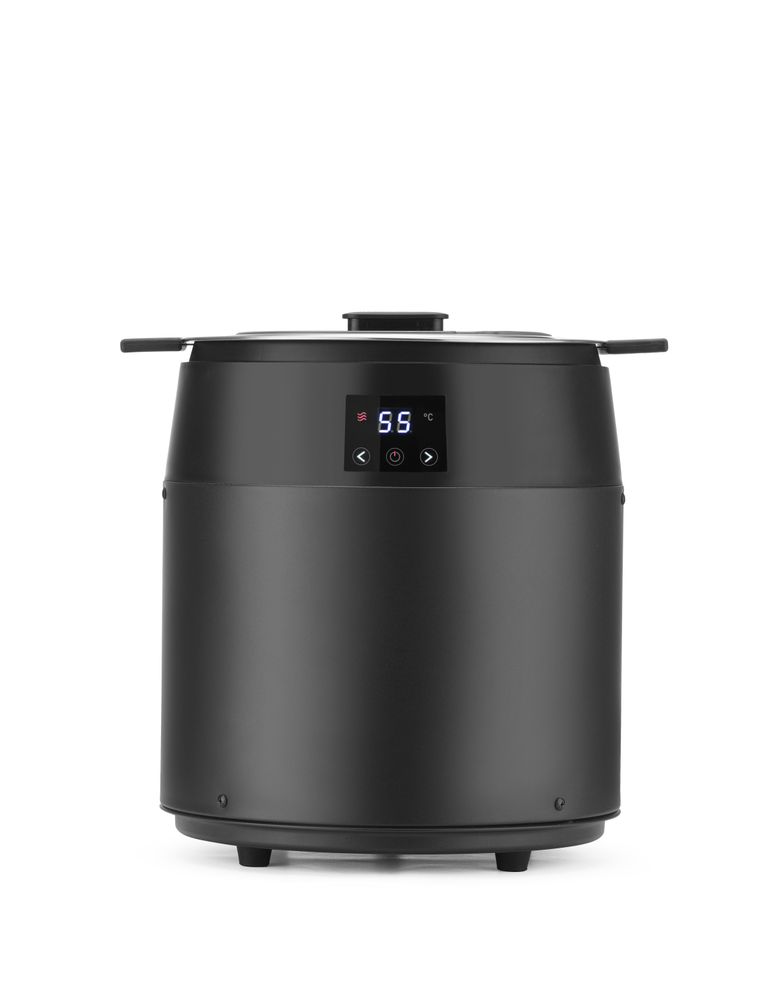 Soppkokare vattenfri, 10L, HENDI, 10L, Svart, 220-240V/450W, Ø330x(H)398mm