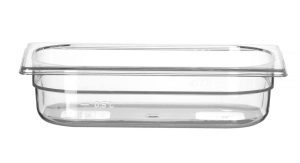 Behållare GN 1/4 polykarbonat, HENDI, Profi Line, GN 1/4, 1,8L, Transparent, 265x162x(H)65mm