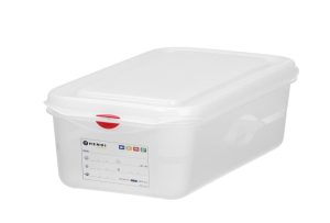 GN 1/3 behållare, polypropen, HENDI, GN 1/3, 2,5L, Transparent, 325x176x(H)65mm, Rektangulär