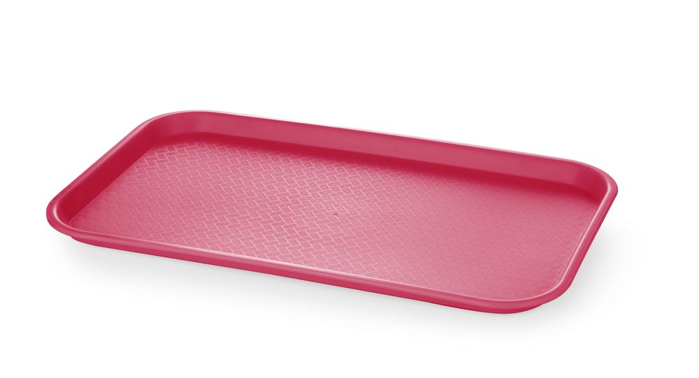Snabbmatsbricka i polypropylen GN 1/1, AmerBox, GN 1/1, Röd, 530x325x(H)20mm, Rektangulär - Bild 2