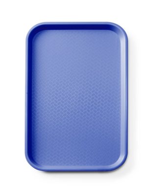 Snabbmatsbricka i polypropylen GN 1/1, AmerBox, GN 1/1, Blå, 530x325x(H)20mm, Rektangulär