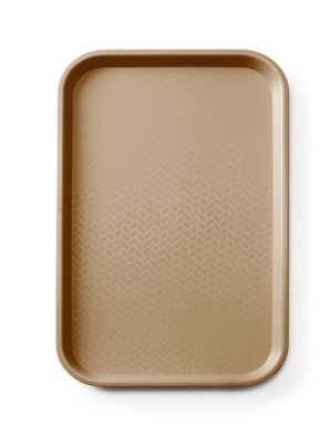 Snabbmatsbricka i polypropylen GN 1/1, AmerBox, GN 1/1, Brun, 530x325x(H)20mm, Rektangulär