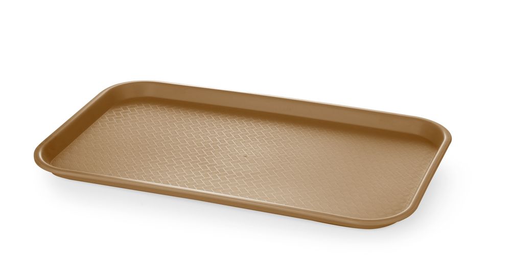 Snabbmatsbricka i polypropylen GN 1/1, AmerBox, GN 1/1, Brun, 530x325x(H)20mm, Rektangulär - Bild 2