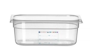Behållare GN 1/4 HACCP, HENDI, GN 1/4, 2,8L, Transparent, 265x162x(H)100mm