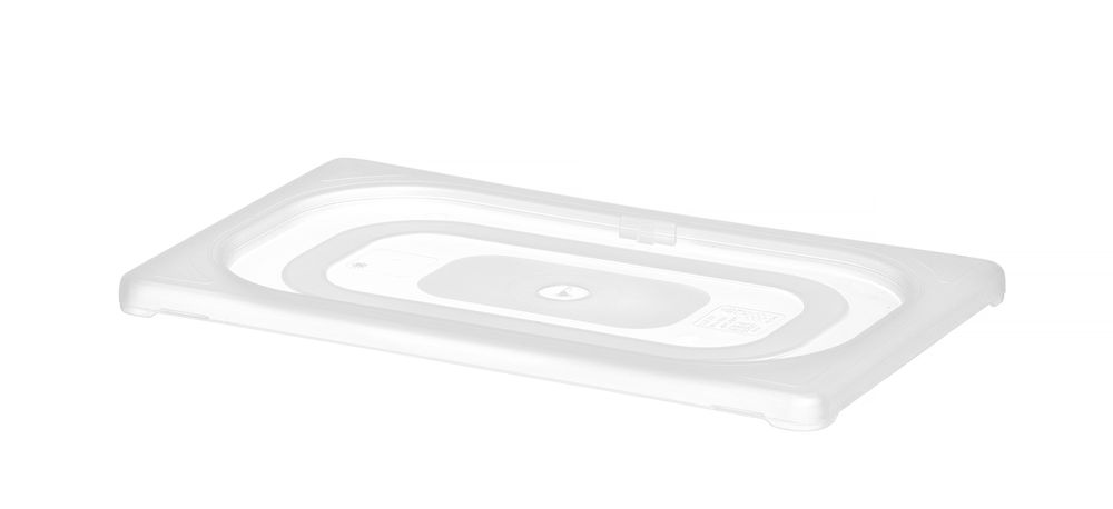 Lock till GN-behållare av polypropen, HENDI, GN 1/4, Transparent, 265x162mm