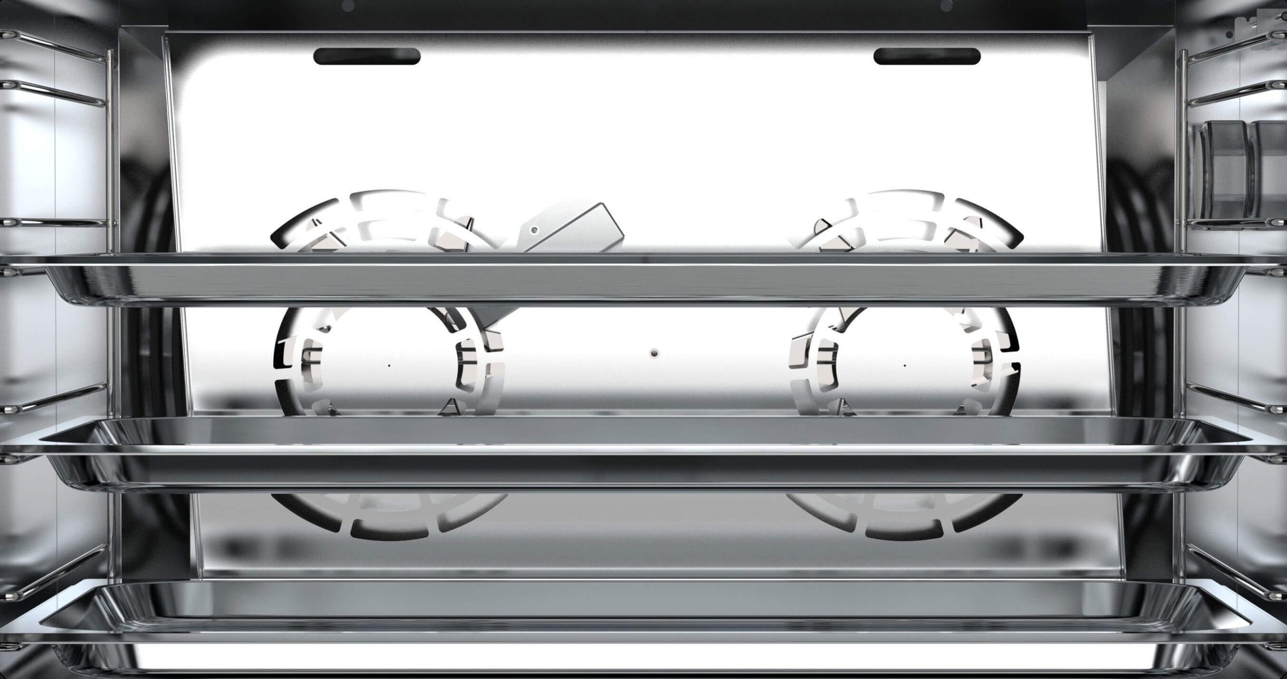Konvektionsugn storkök 4x GN 1/1 med ångfunktion | Maximall - Bild 3