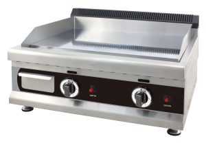 Stekhäll gas storkök kromad 650 mm 6 kW | Maximall